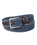 Men's Casual Textured Canvas Web Belt