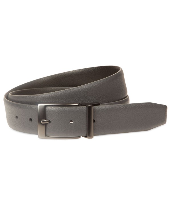 Men's Textured Reversible Leather Belt