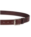 Men's Casual Embossed Edge Leather Belt