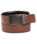 Men's Stretch Reversible Plaque Belt