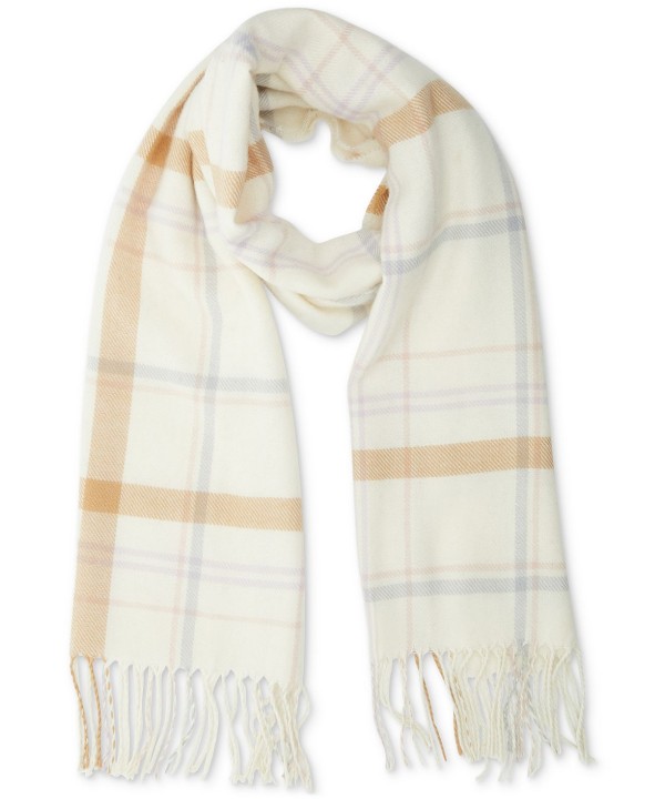 Women's Pop Plaid Fringe-Trim Scarf