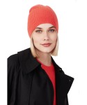 Women's 100% Pure Cashmere Fully Ribbed Beanie