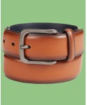 Men's Burnished Bird Leather Belt