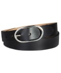 Women's Oval Center Bar Buckle Dress Belt