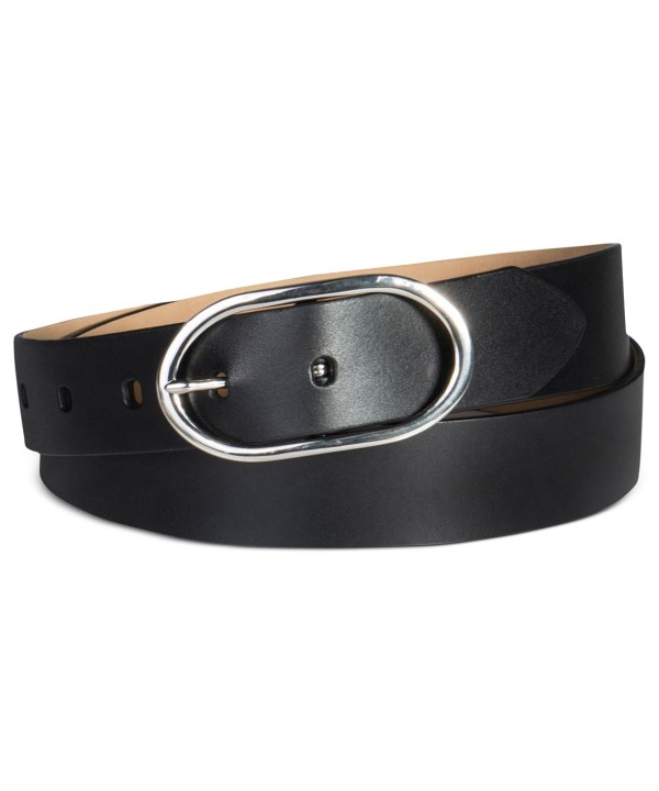 Women's Oval Center Bar Buckle Dress Belt