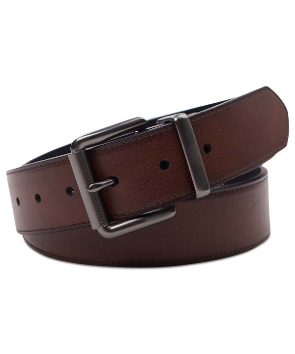 Men’s Two-In-One Reversible Roller Bar Buckle Belt