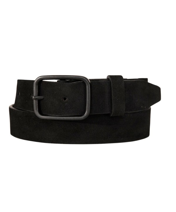 Men's Distressed Suede Leather Belt