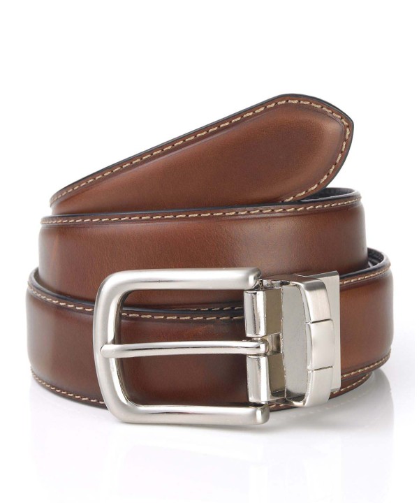 Leather Reversible Dress Men's Belt