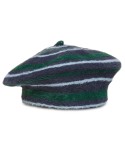 Women's Variegated Striped Knit Beret