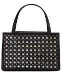 Crystal Embellished Fabric Mini Tote