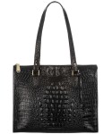 Embossed Leather Tote